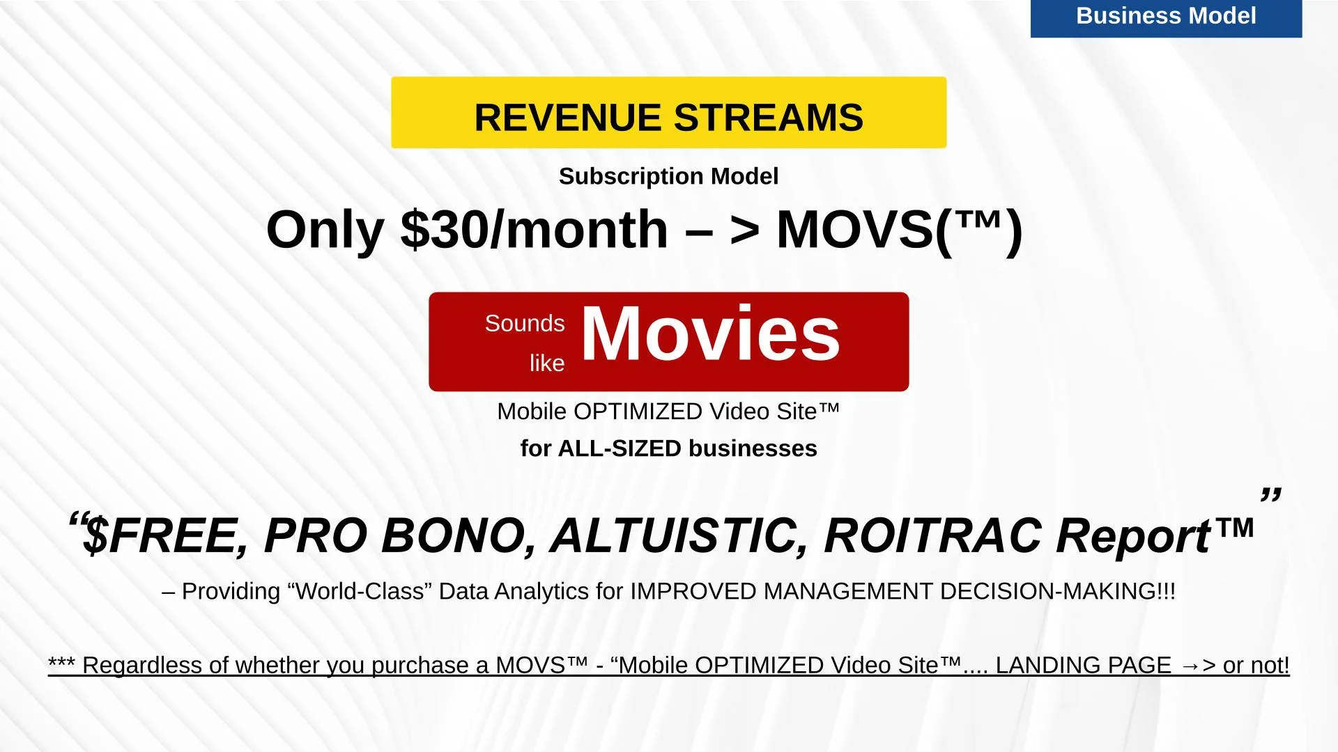 Call 2 Action Symbol - Budget Video 4 Biz Deckpptx 7