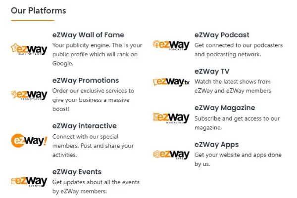 EZWay Platforms EZWayPlatforms